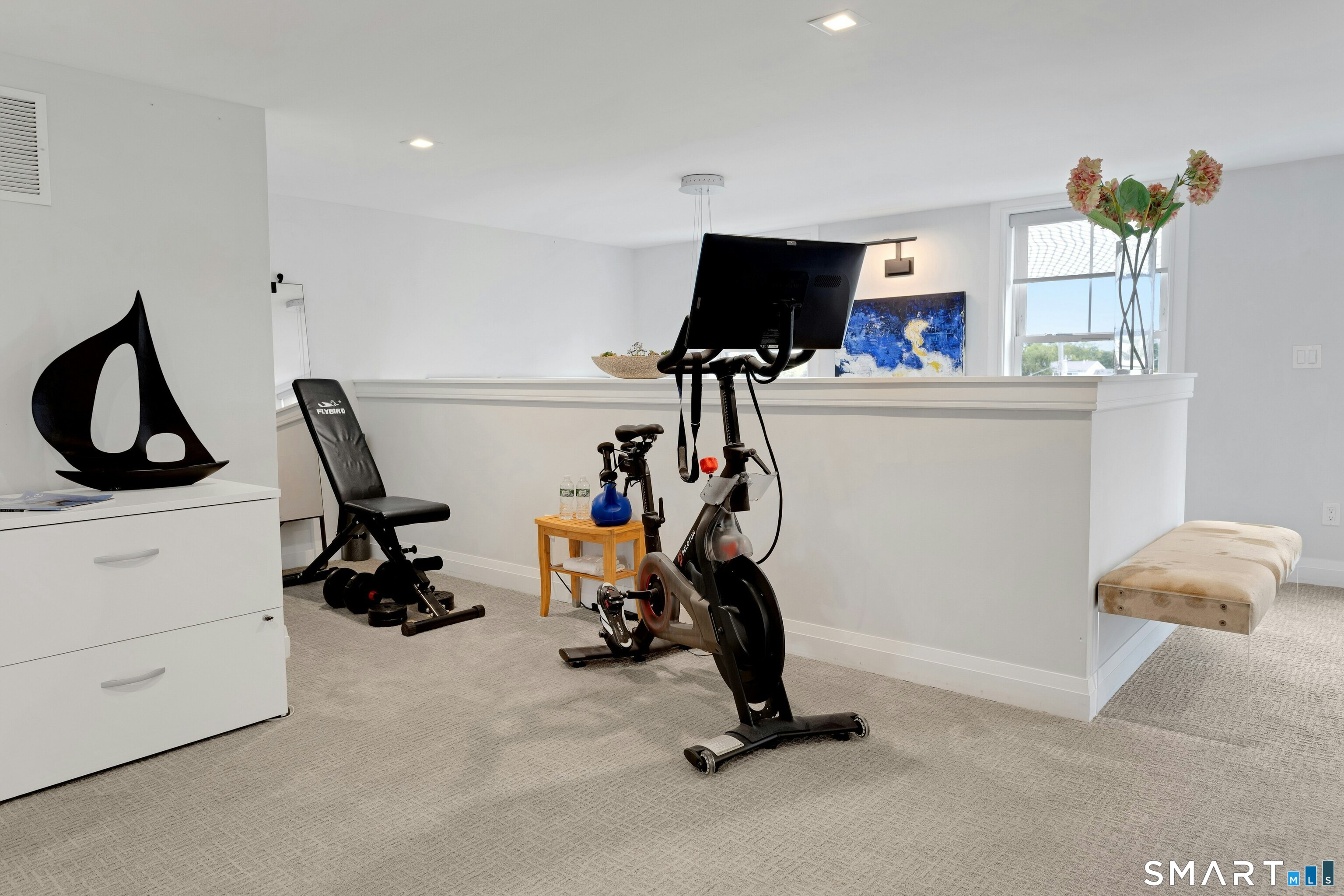 891 Oldfield Road Fairfield, CT 06824 - Photo 26 of 38 Third floor flex space gym