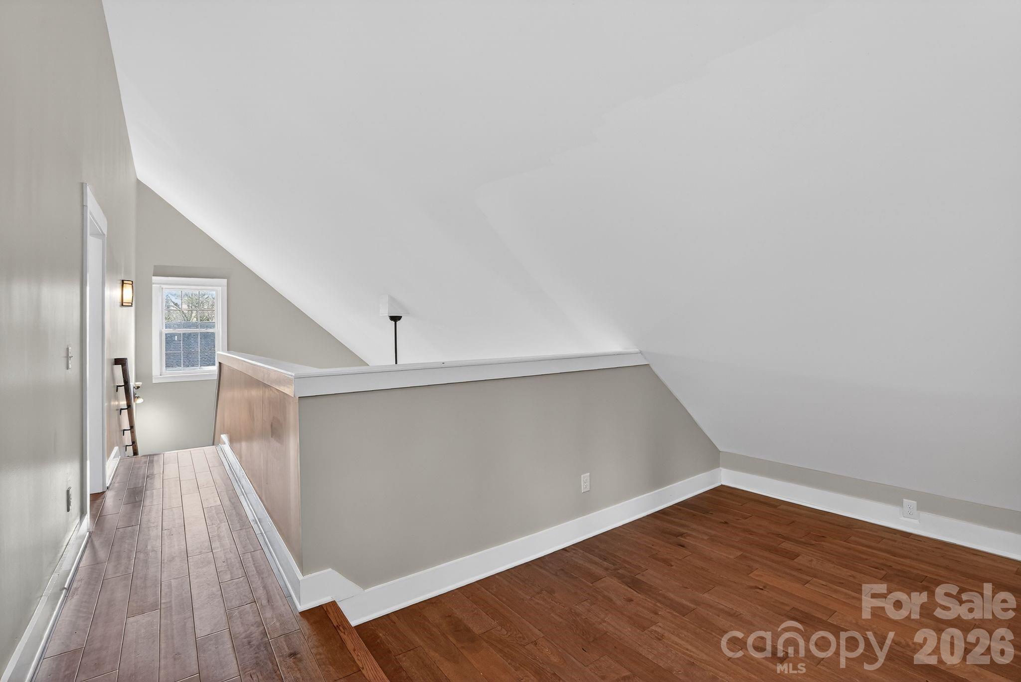 155 North Fork Road Black Mountain, NC 28711 - Photo 15 of 26 a view of a hallway with wooden floor