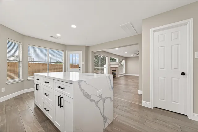 a view of livingroom with furniture and wooden floor