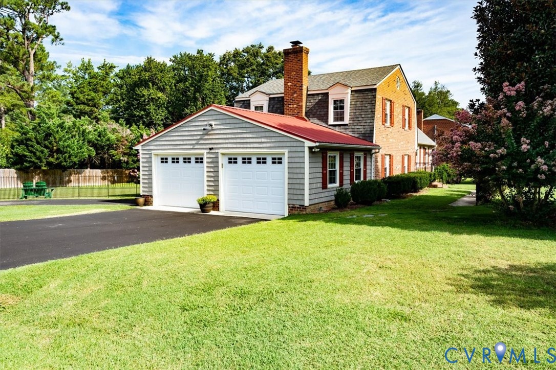 10712 Lunswood Road Chester, VA 23831 - Photo 1 of 31 Angled side/front view. One single driveway AND a