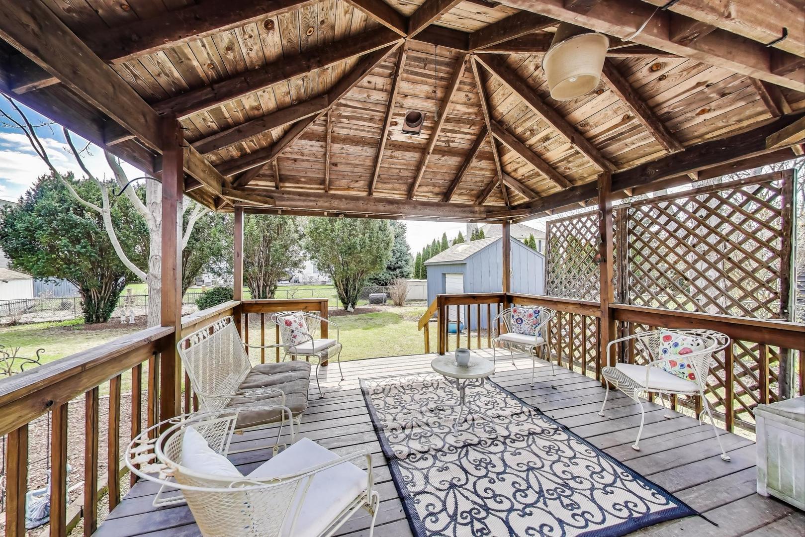 2080 Carolyn Road Aurora, IL 60506 - Photo 37 of 50 a view of balcony with wooden floor