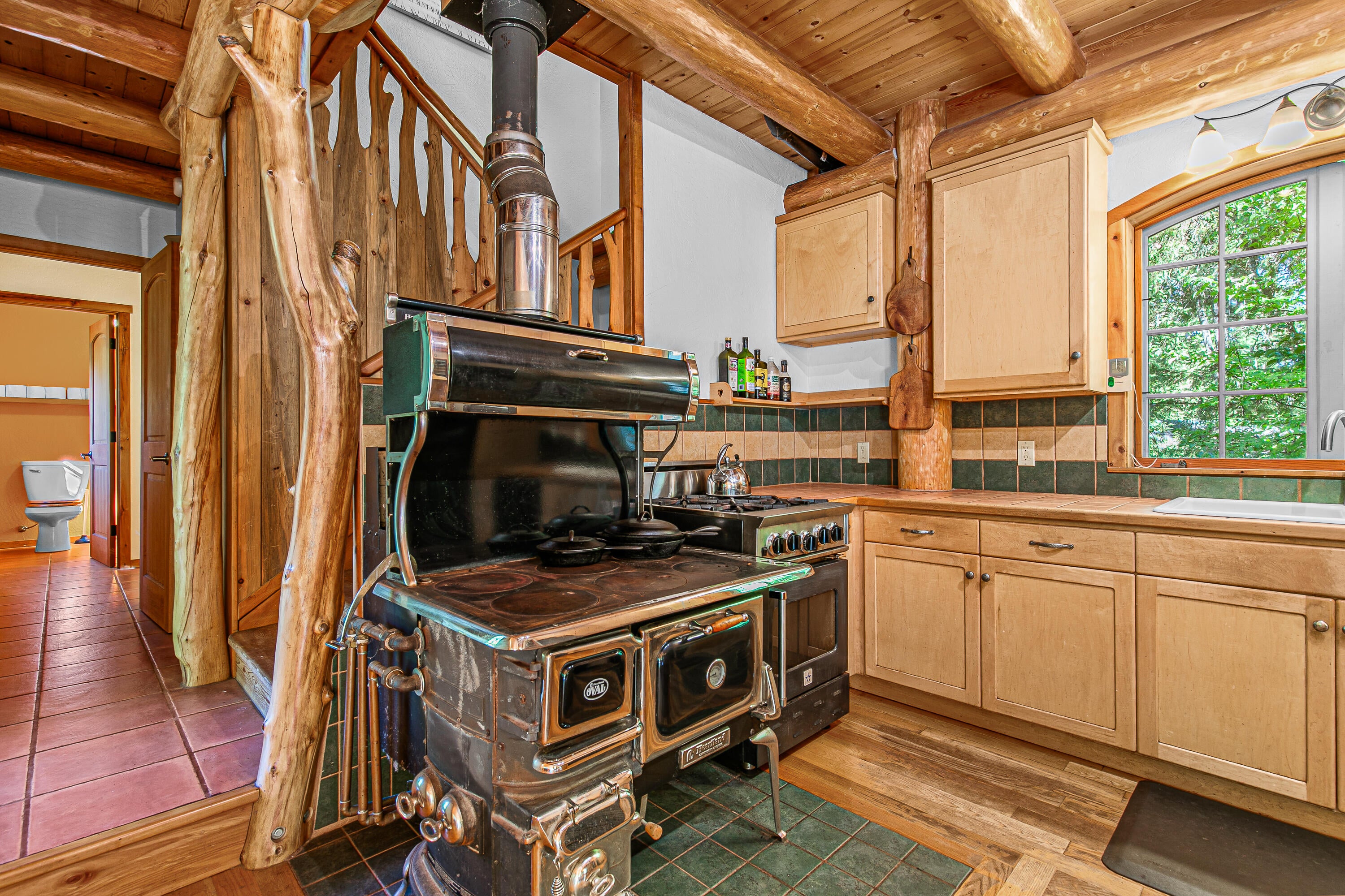 3496 East Fork Road Williams, OR 97544 - Photo 12 of 97 cook wood stove