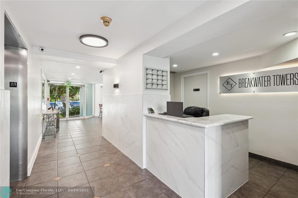 1900 South Ocean Drive, Unit 905 Fort Lauderdale, FL 33316 - Photo 24 of 41 Renovated lobby with 24/7 manned front desk and fob entry.