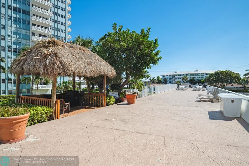 1900 South Ocean Drive, Unit 905 Fort Lauderdale, FL 33316 - Photo 29 of 41 Spacious upper pool deck, great for entertaining, laying in the sun or grilling after a perfect beach day.