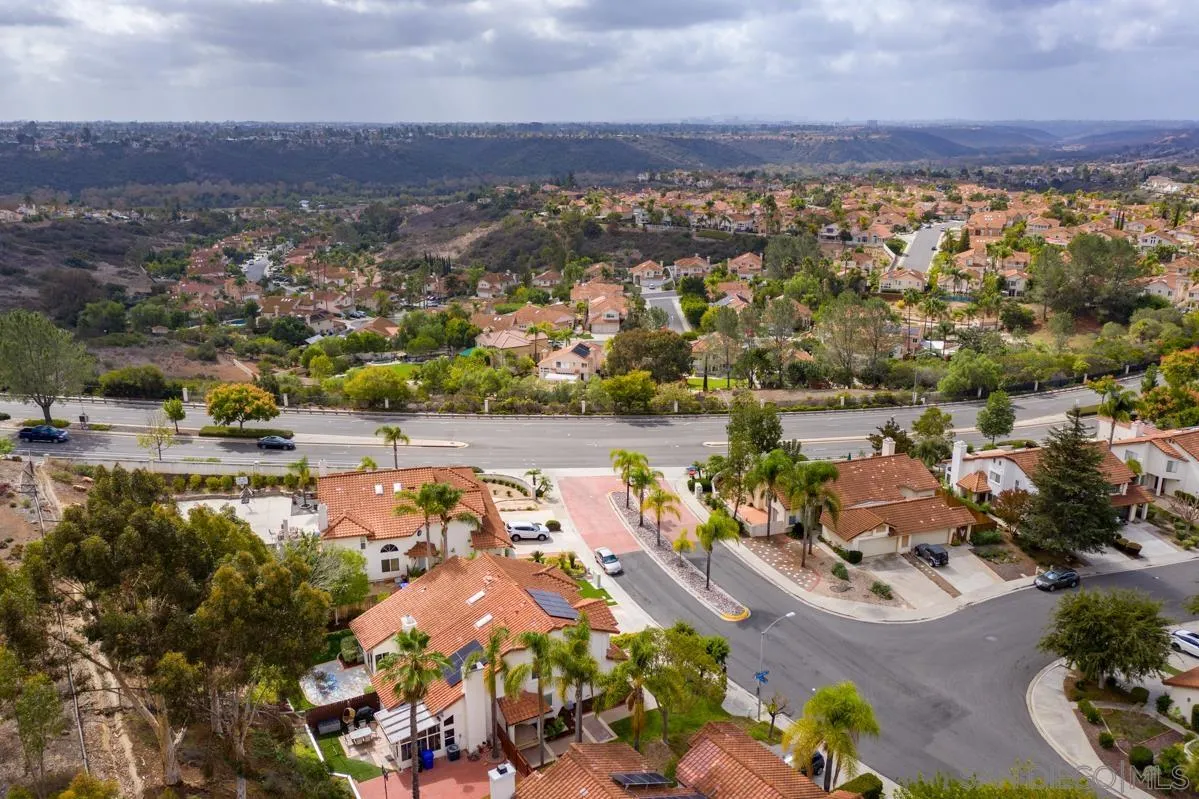 12515 Spindletop Road San Diego, CA 92129 - Photo 30 of 32 an aerial view of a city with lots of residential buildings lake and ocean view