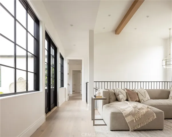 a bedroom with a bed and a cabinets