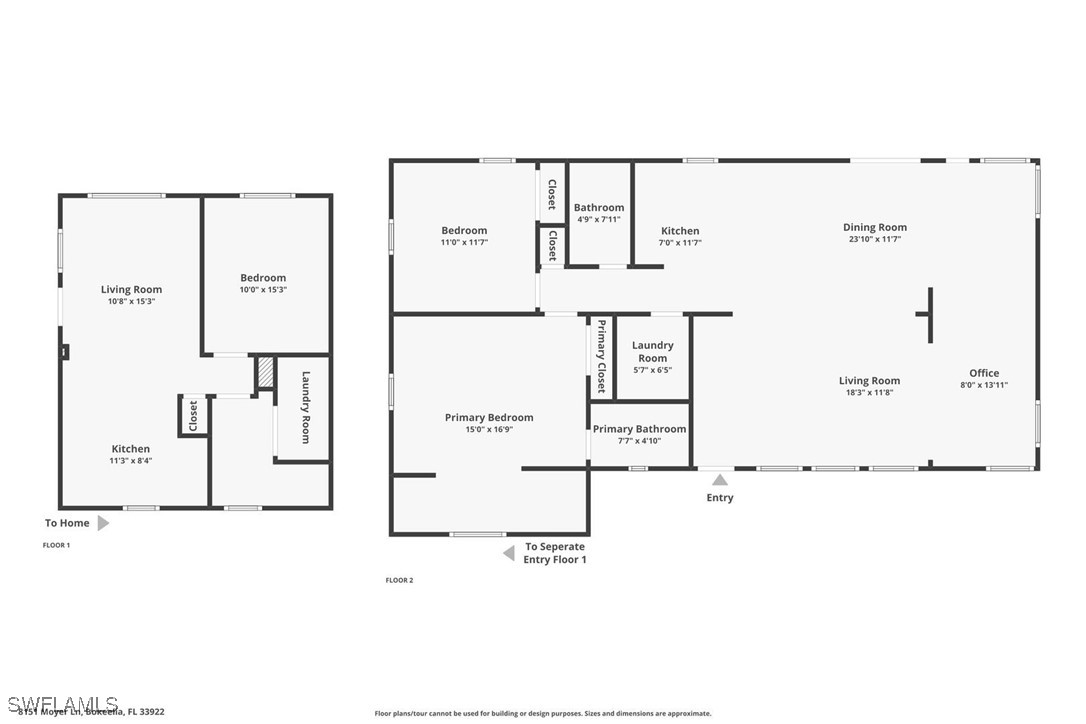 8151 Moyer Lane Bokeelia, FL 33922 - Photo 47 of 49 a picture of a floor plan