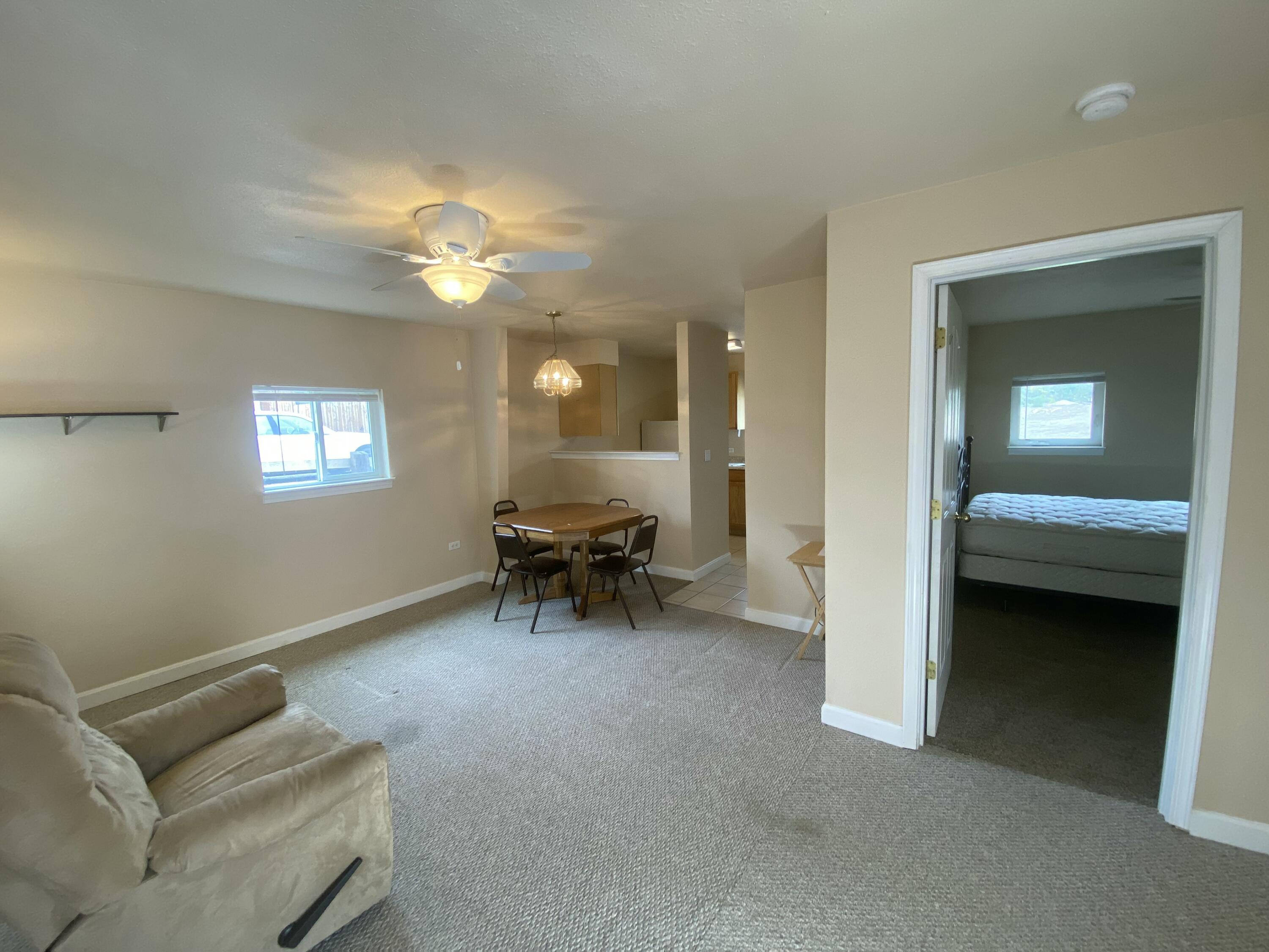 411 Northwest Mc Donald Road Prineville, OR 97754 - Photo 27 of 47 Office apartment main area with view of office/bath on right and kitchenette and eating area on the left.