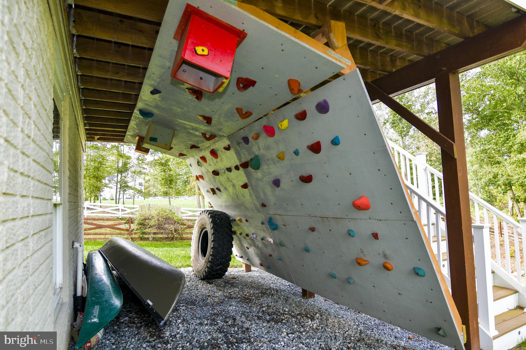 245 Perth Drive Fredericksburg, VA 22405 - Photo 27 of 41 Outdoor Rock climbing wall