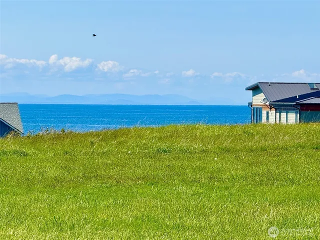 a view of an ocean from a building