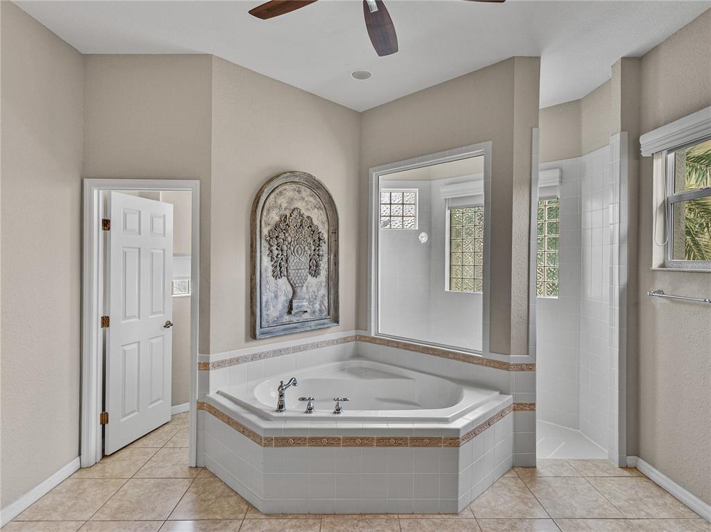 4004 Sable Loop Drive Lake Wales, FL 33859 - Photo 29 of 94 a bath tub sitting in a bathroom next to a window