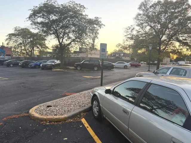 a cars parked on the side of a street