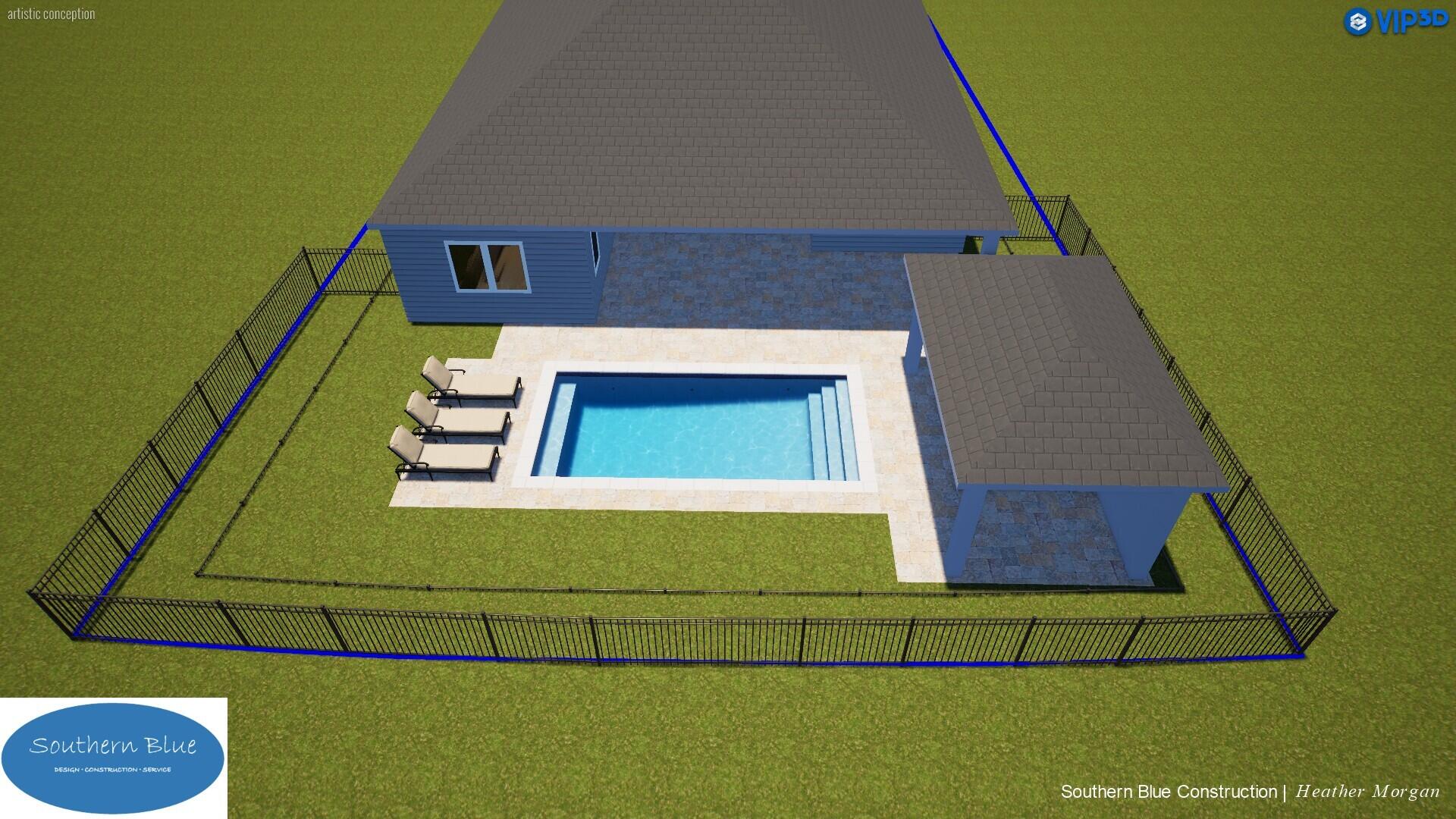 298 Lafayette Road Watersound, FL 32461 - Photo 79 of 81 Pool Rendering 3