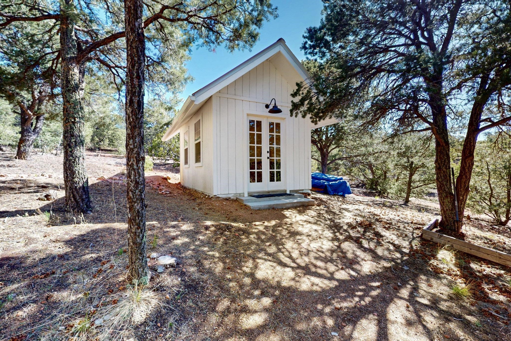 15 Toltec Road Santa Fe, NM 87505 - Photo 42 of 72 "Studio in the Woods" a few steps from the back of the house