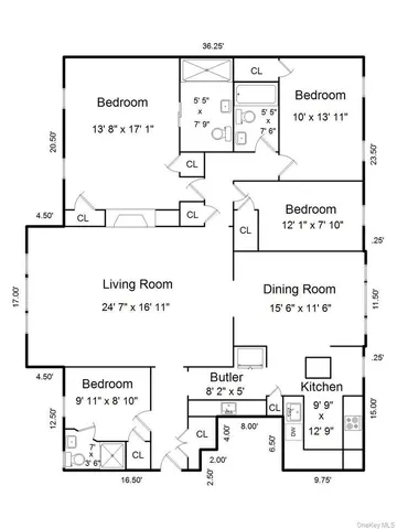 $899,000 | 10 Brooklands, Unit 1E, Bronxville, NY 10708