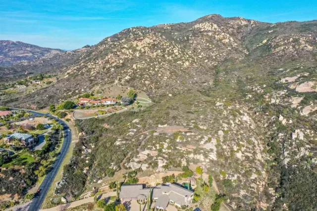 a view of city and mountain