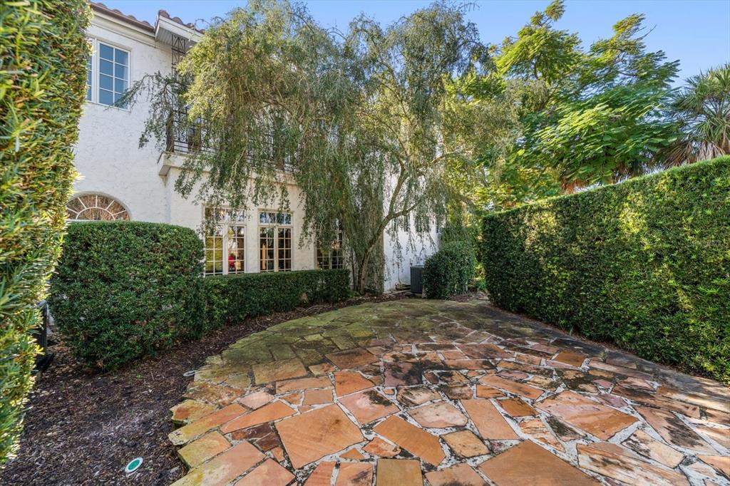 1102 Palmview Avenue Belleair, FL 33756 - Photo 64 of 81 a view of a yard with plants and trees