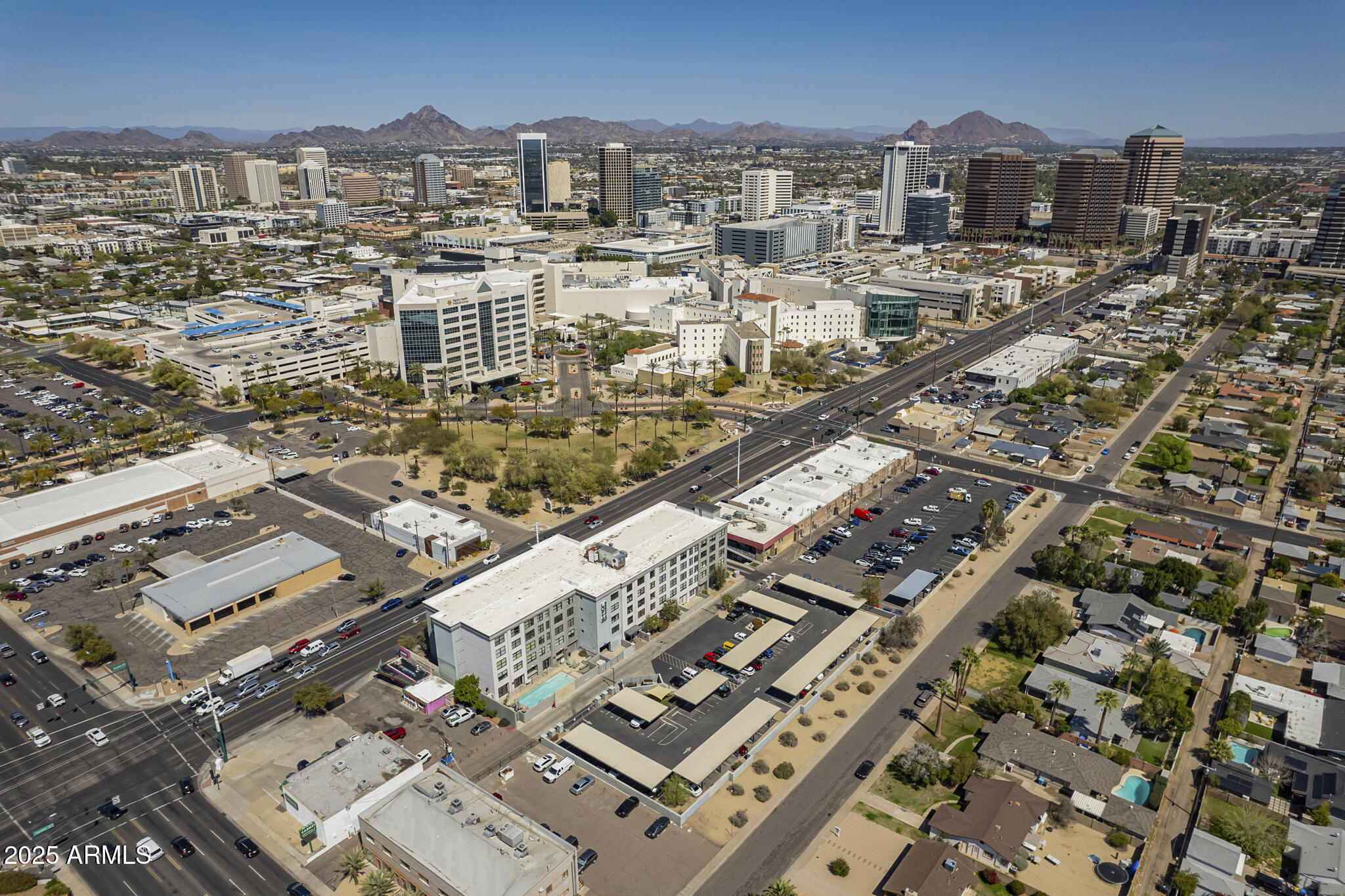 535 West Thomas Road, Unit 410 Phoenix, AZ 85013 - Photo 25 of 33 an aerial view of a city