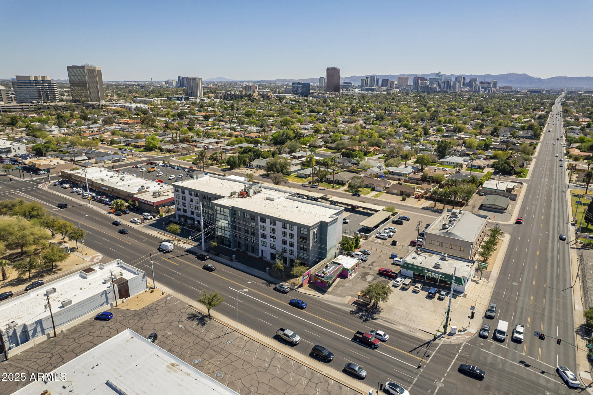 535 West Thomas Road, Unit 410 Phoenix, AZ 85013 - Photo 26 of 33 an aerial view of a city