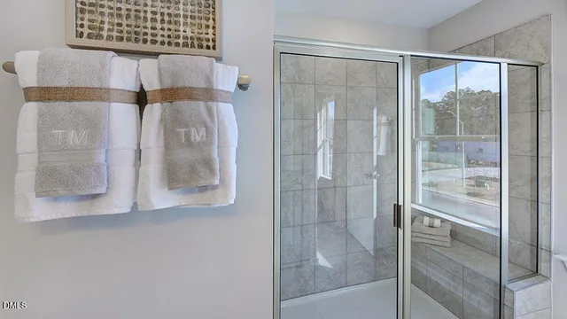 a bed room with bed and a window