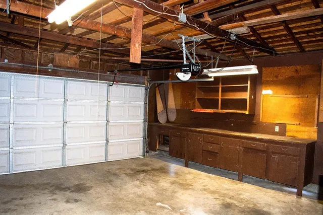 a view of storage and utility room