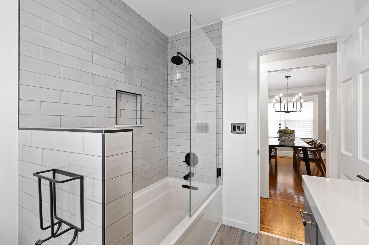 1652 Ralston Avenue Belmont, CA 94002 - Photo 21 of 45 a bathroom with a bathtub and shower