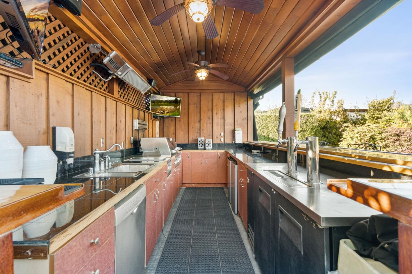 1652 Ralston Avenue Belmont, CA 94002 - Photo 43 of 45 a large kitchen with stainless steel appliances granite countertop a sink and cabinets