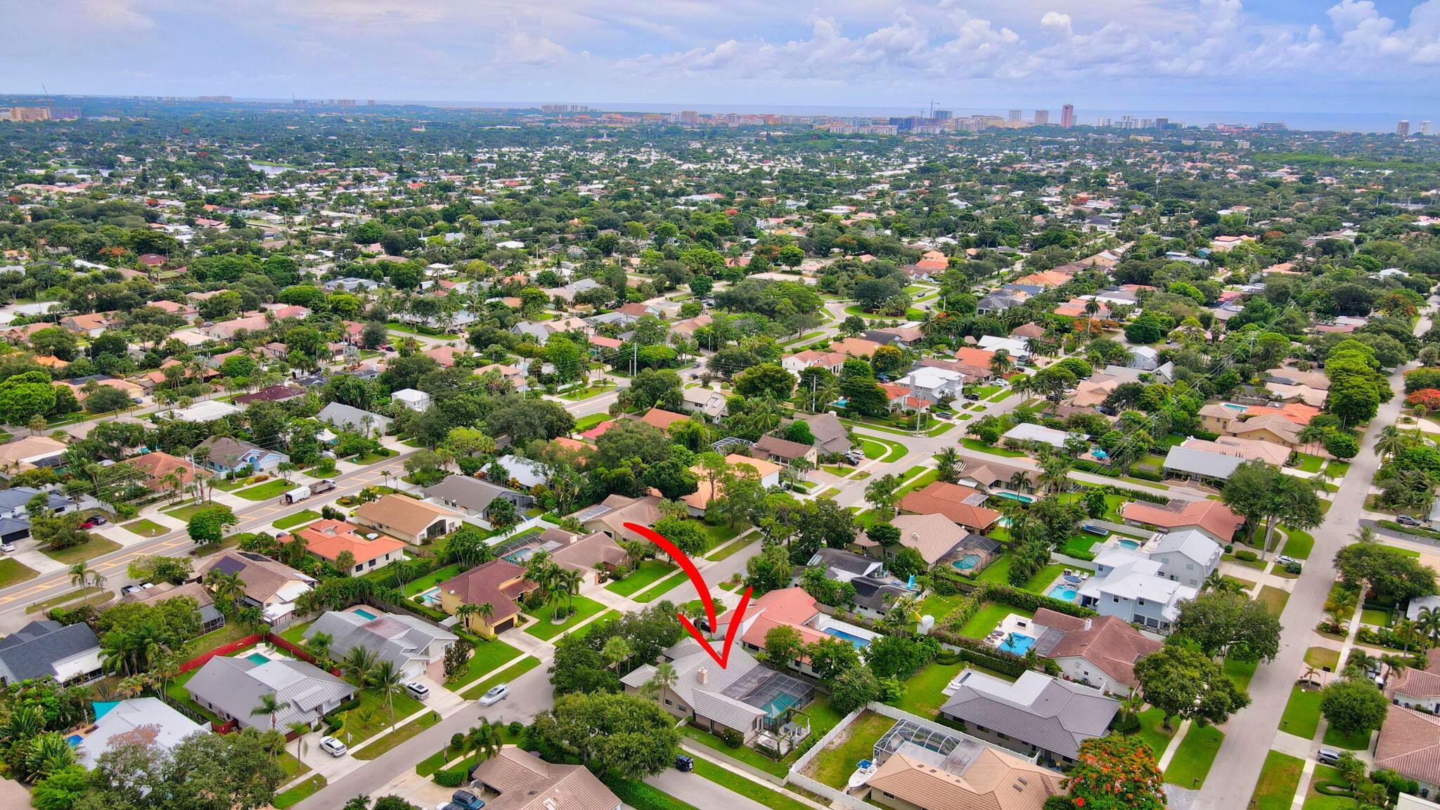 1398 Southwest 19th Street Boca Raton, FL 33486 - Photo 24 of 26 Aerial View