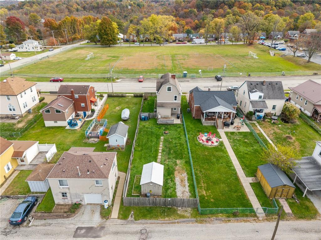 840 7th Street Verona, PA 15147 - Photo 29 of 32 an aerial view of residential houses with outdoor space and ocean view