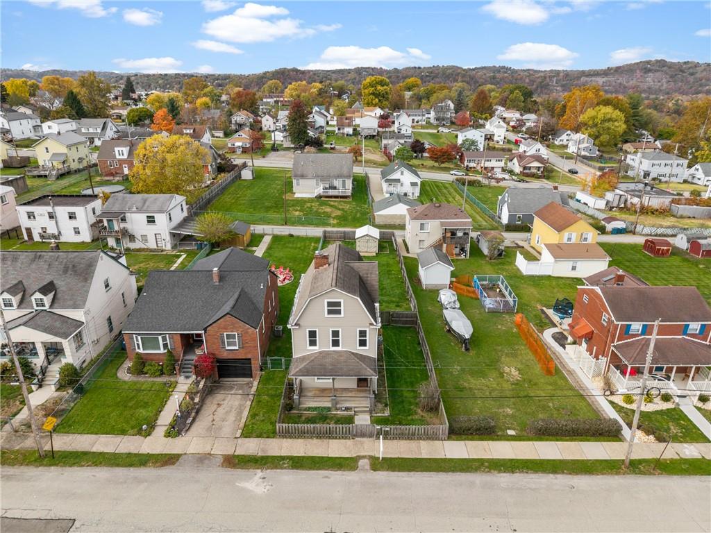 840 7th Street Verona, PA 15147 - Photo 31 of 32 an aerial view of residential houses with outdoor space