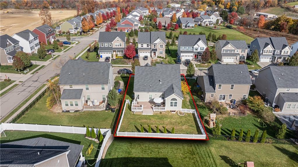203 Ledge Rock Lane Mars, PA 16046 - Photo 30 of 33 an aerial view of residential houses with outdoor space