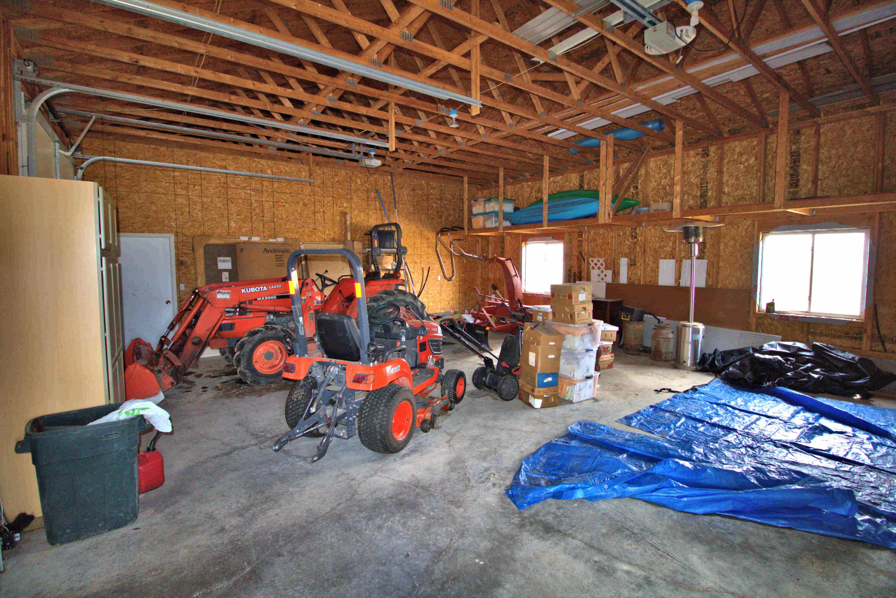 12593 East Clay Road Goetzville, MI 49736 - Photo 8 of 10 4 car storage area view 2.