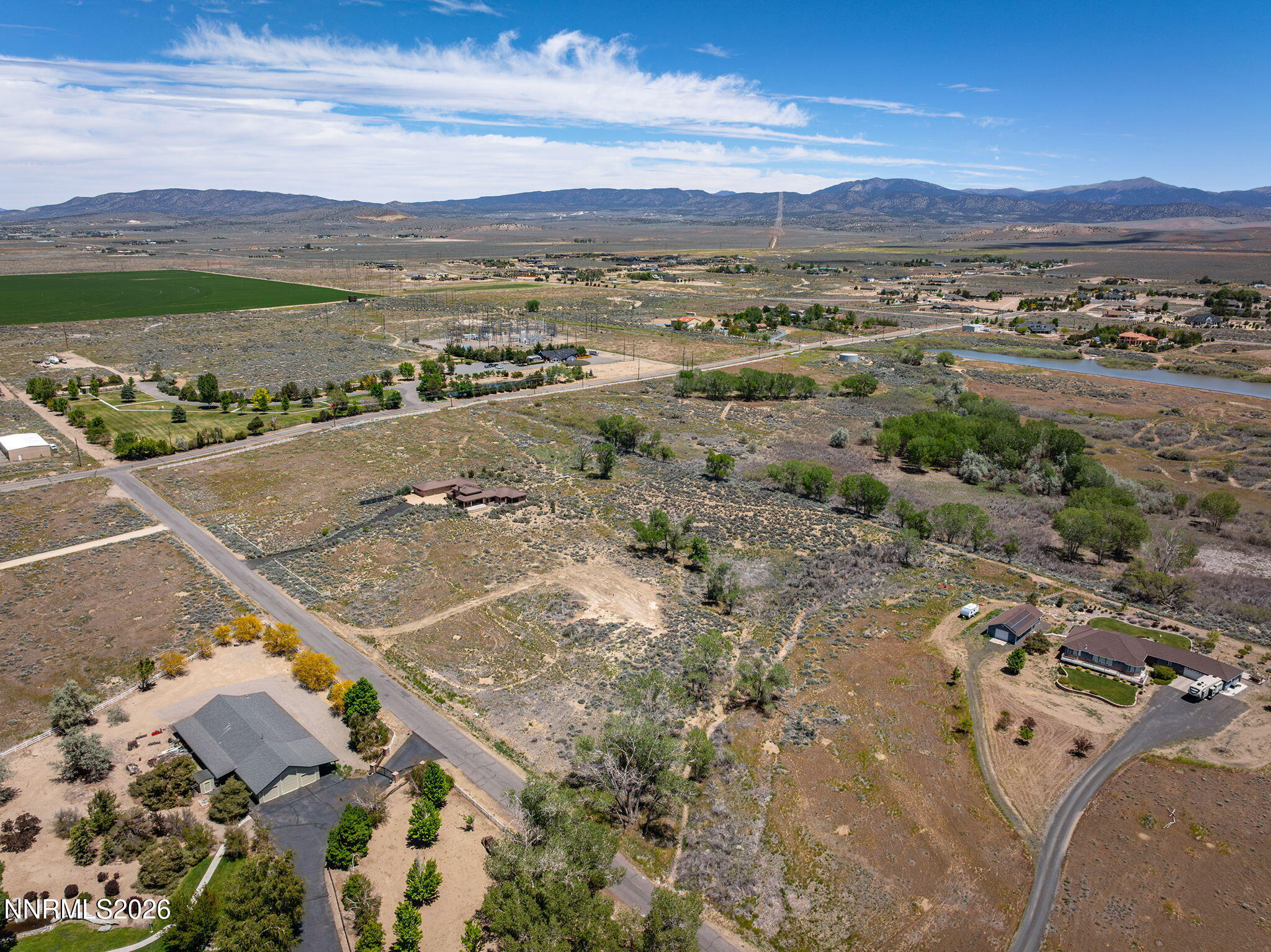 1655 Lombardy Road Gardnerville, NV 89410 - Photo 12 of 12 an aerial view of residential houses with outdoor space