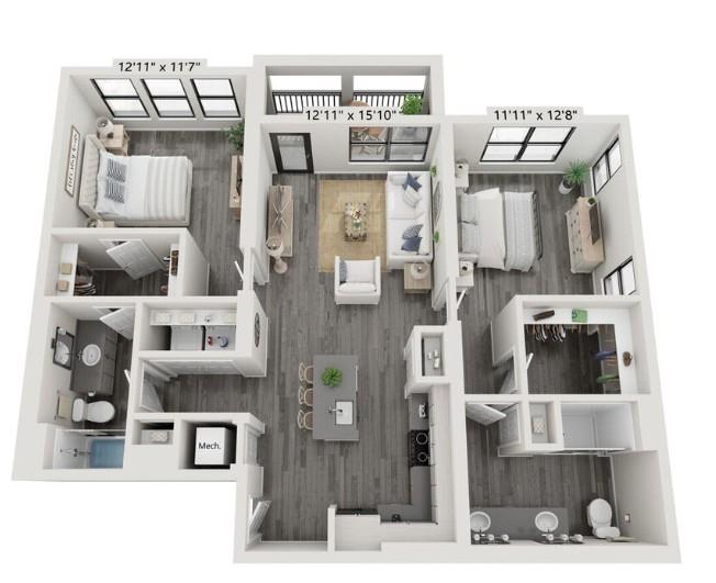 300 Prominence Point Parkway, Unit 1312 Canton, GA 30114 - Photo 16 of 25 a view of a kitchen with stainless steel appliances kitchen island granite countertop a refrigerator and a stove