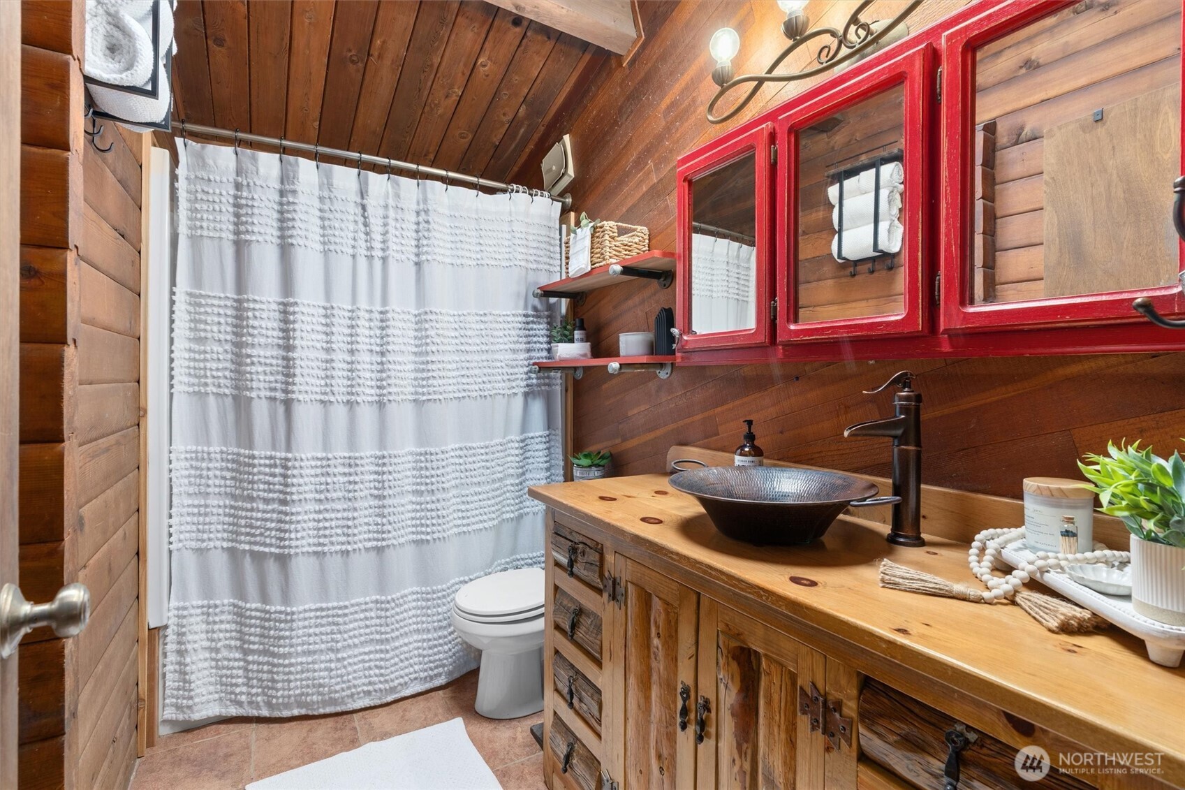 17629 Newberg Road Snohomish, WA 98290 - Photo 14 of 40 a bathroom with a sink a toilet and shower