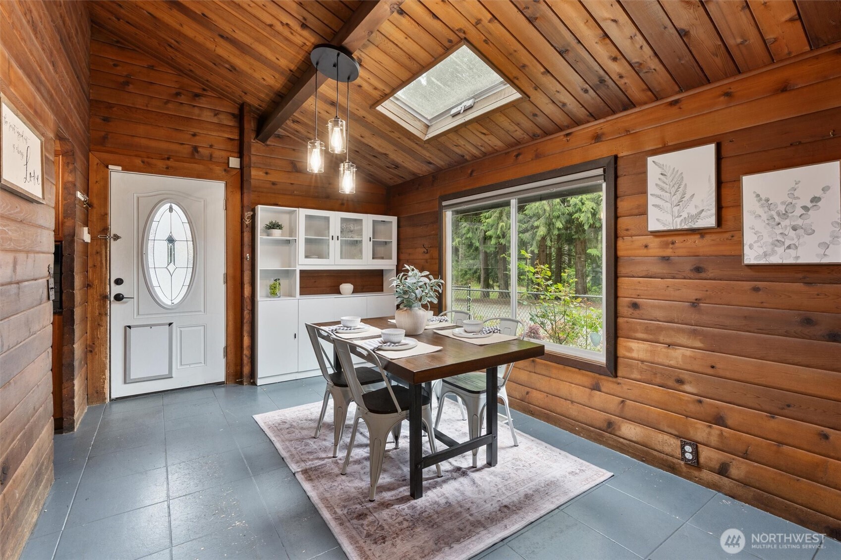 17629 Newberg Road Snohomish, WA 98290 - Photo 8 of 40 a view of a dining room with furniture window and outside view
