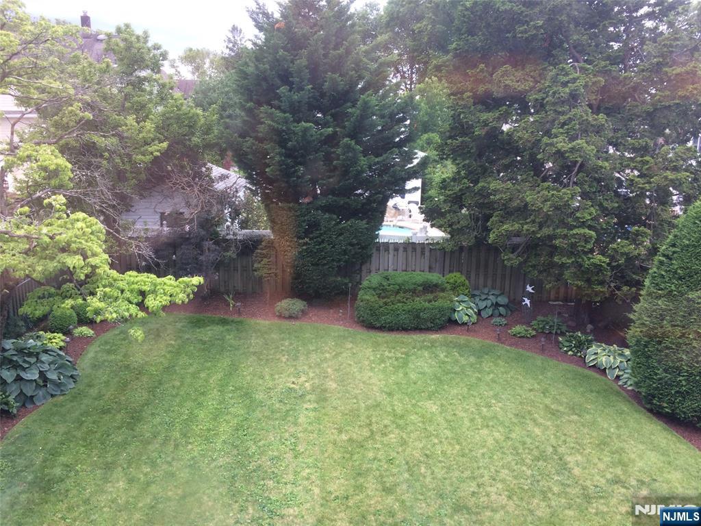 224 Cleveland Avenue Hasbrouck Heights, NJ 07604 - Photo 29 of 29 a view of a garden with plants and large trees