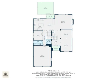 a picture of a floor plan