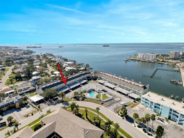 a view of a city with ocean view