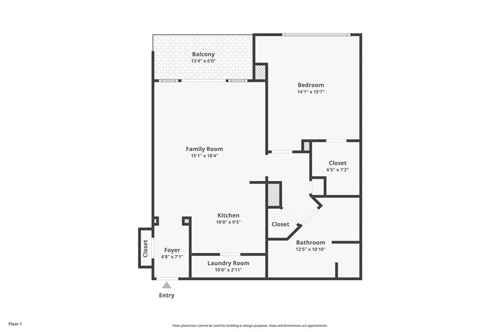 222 12th Street Northeast, Unit 1801 Atlanta, GA 30309 - Photo 27 of 50 a picture of a floor plan