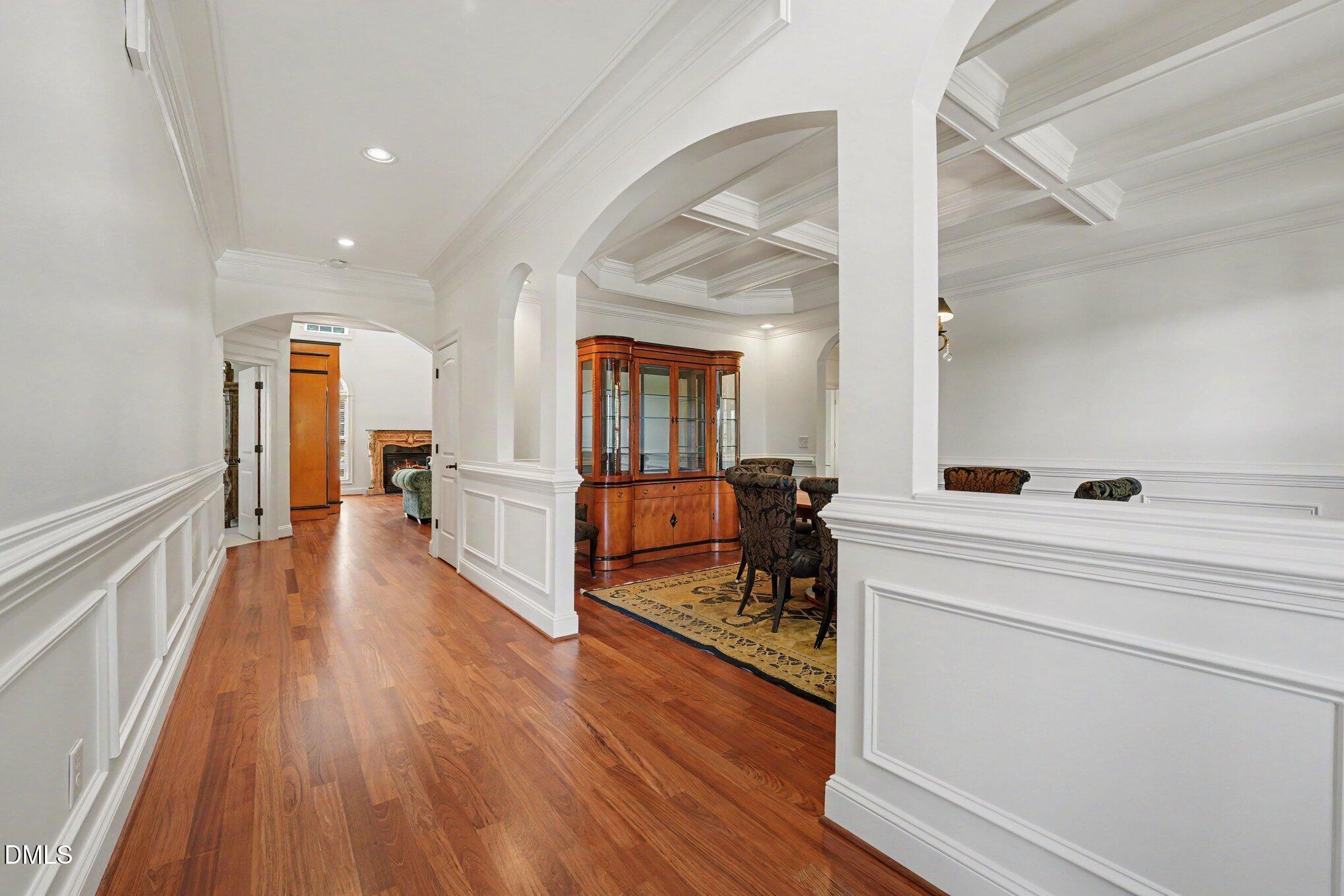1729 Frenchwood Drive Raleigh, NC 27612 - Photo 3 of 46 a view of a living room and dining room