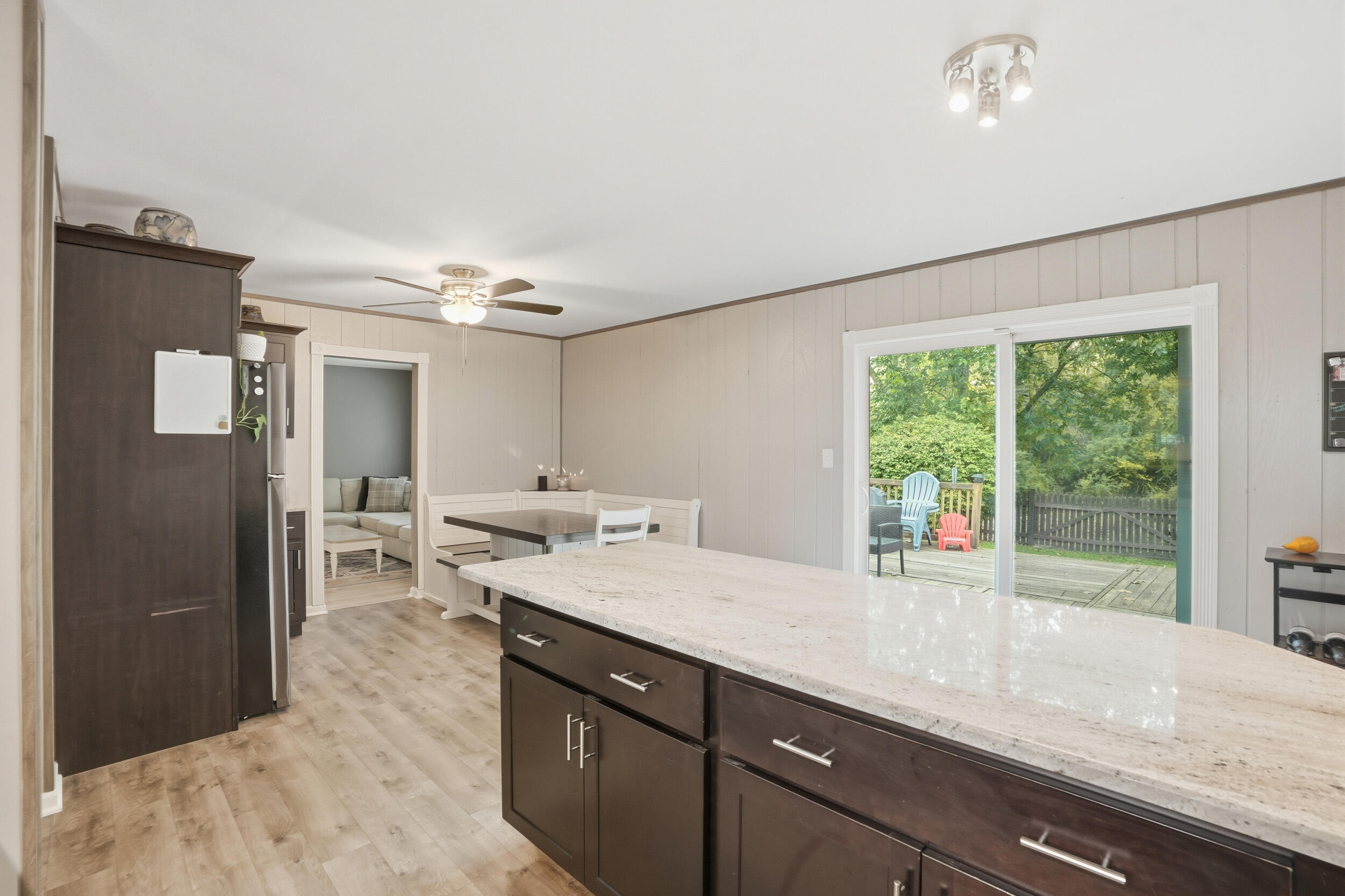 1437 Madison Avenue Dyer, IN 46311 - Photo 8 of 25 a kitchen with a sink appliances and a counter top space