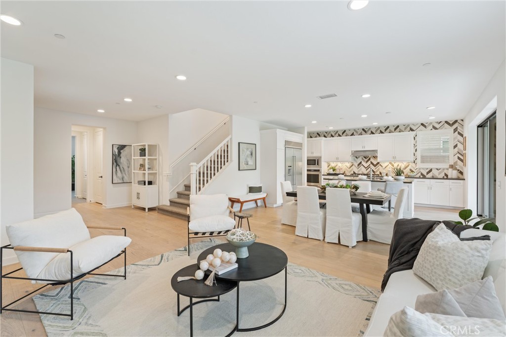 287 Barnes Road Tustin, CA 92782 - Photo 3 of 54 a living room with furniture kitchen view and kitchen view