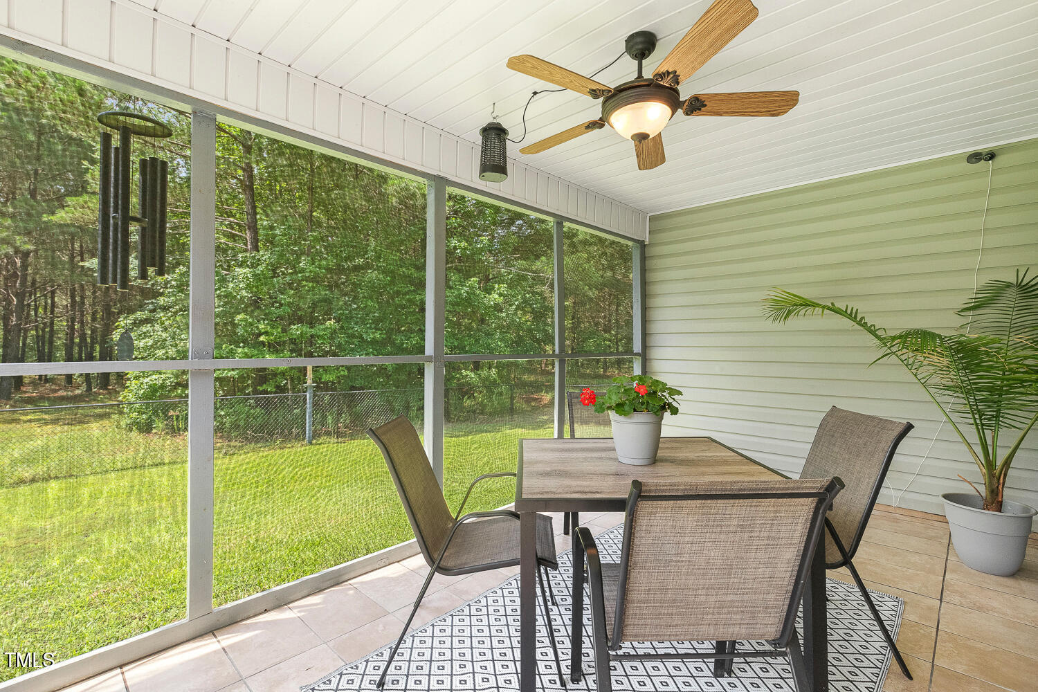 131 Abacos Court Clayton, NC 27520 - Photo 30 of 39 a view of a porch with furniture and a yard