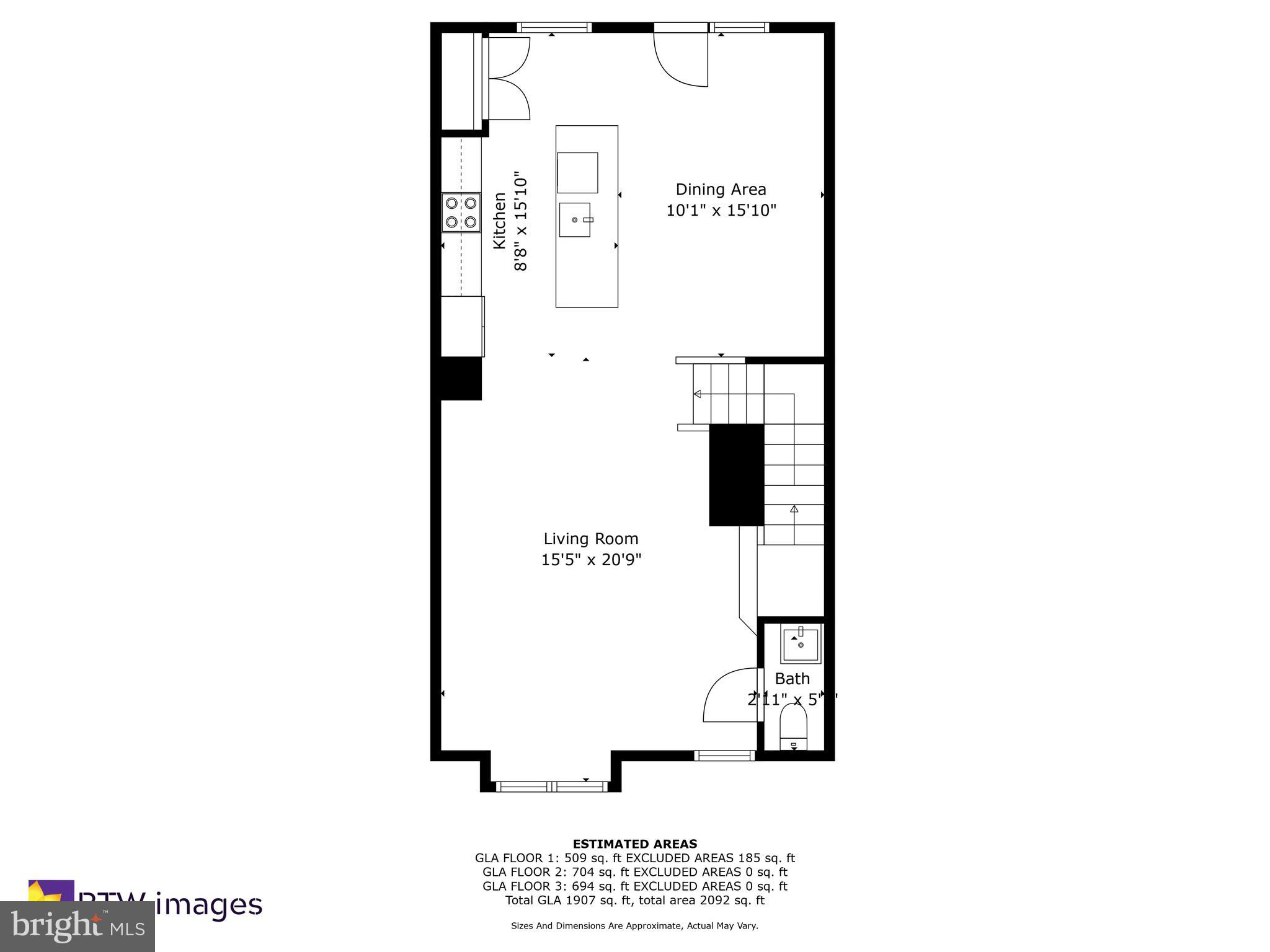 16504 Caribbean Way Accokeek, MD 20607 - Photo 28 of 29 a picture of a floor plan