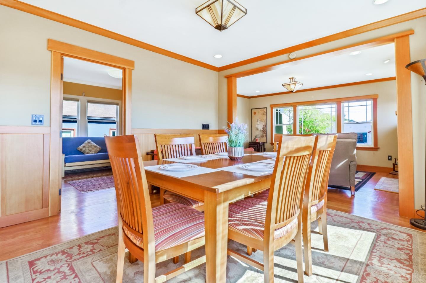 1401 Channing Way Berkeley, CA 94702 - Photo 11 of 43 a view of a dining room with furniture window and wooden floor