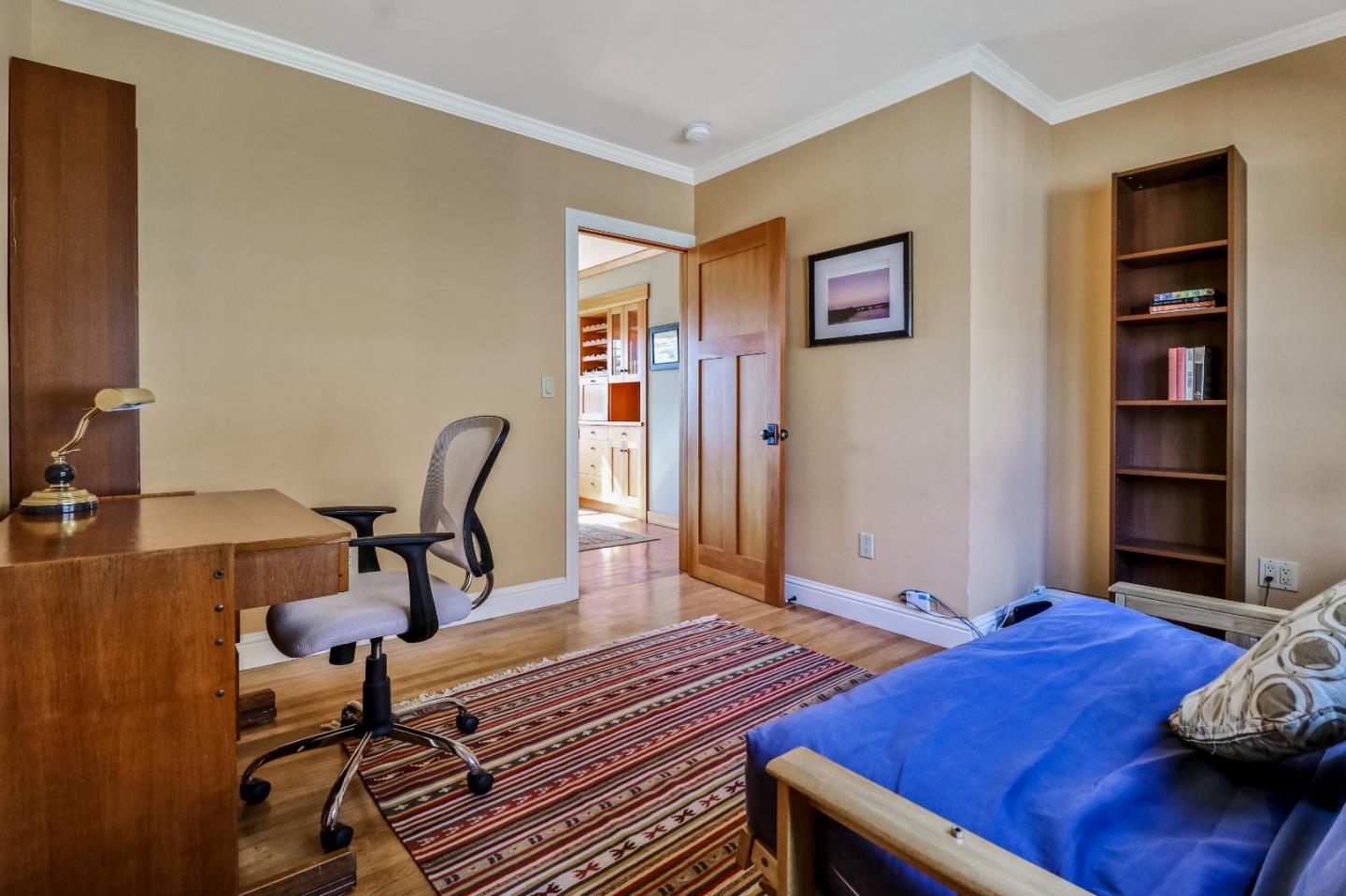 1401 Channing Way Berkeley, CA 94702 - Photo 13 of 43 a view of a workspace with furniture and wooden floor