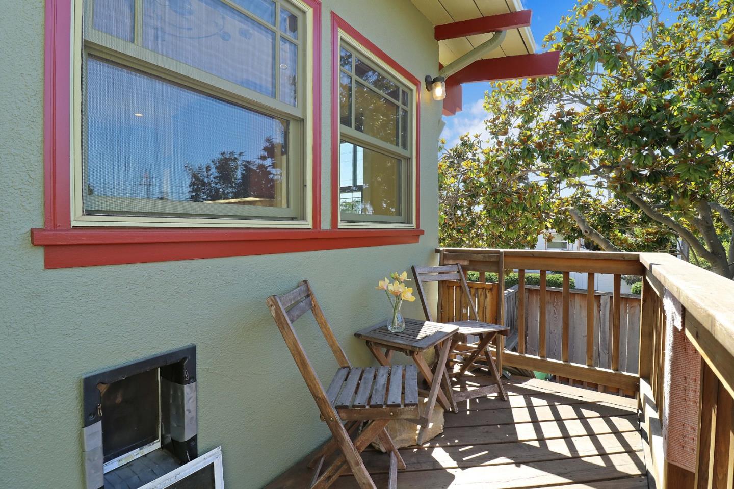1401 Channing Way Berkeley, CA 94702 - Photo 36 of 43 a view of a chair and table in the balcony