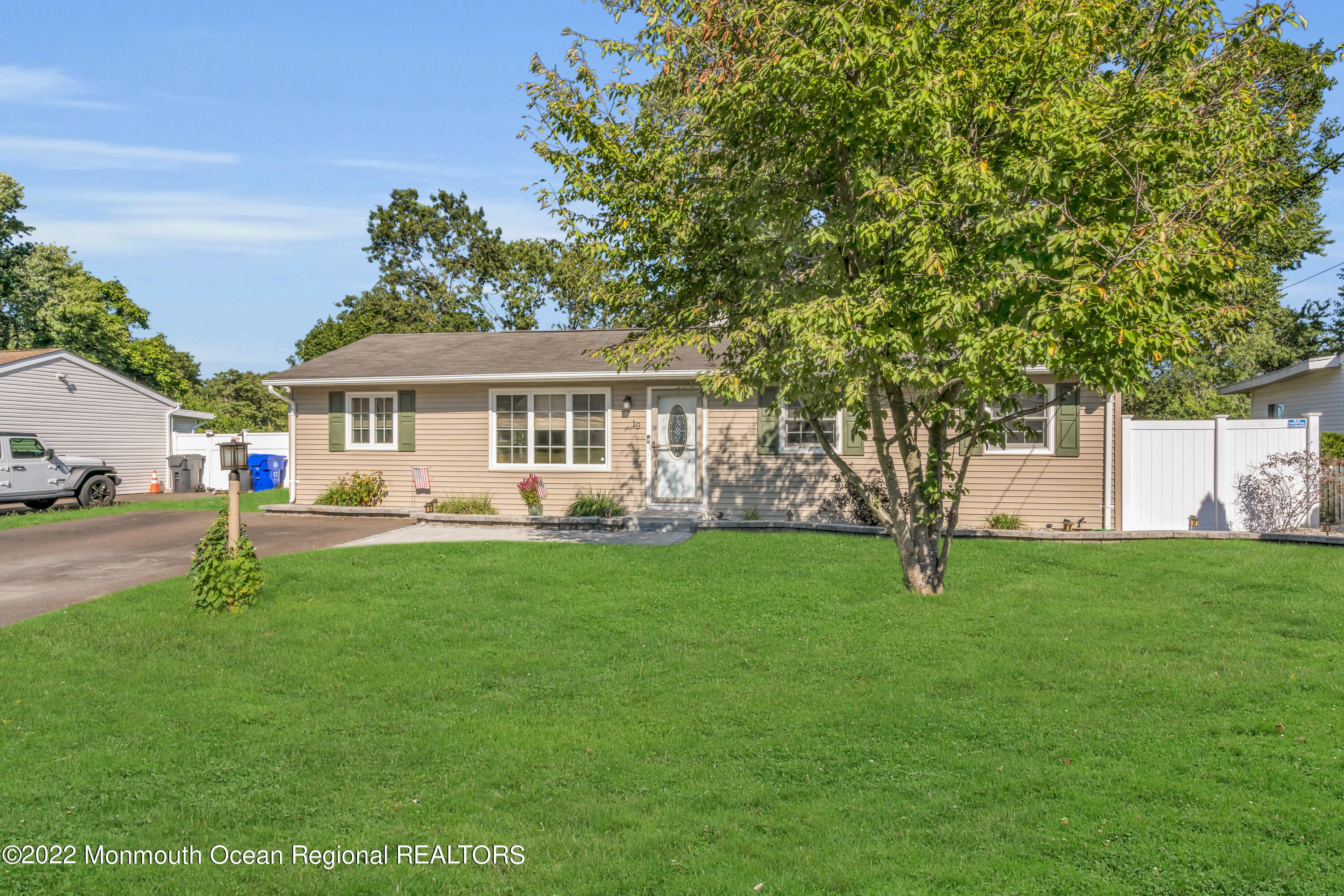 19 Lark Lane Brick, NJ 08724 - Photo 14 of 72 a view of a house with a backyard