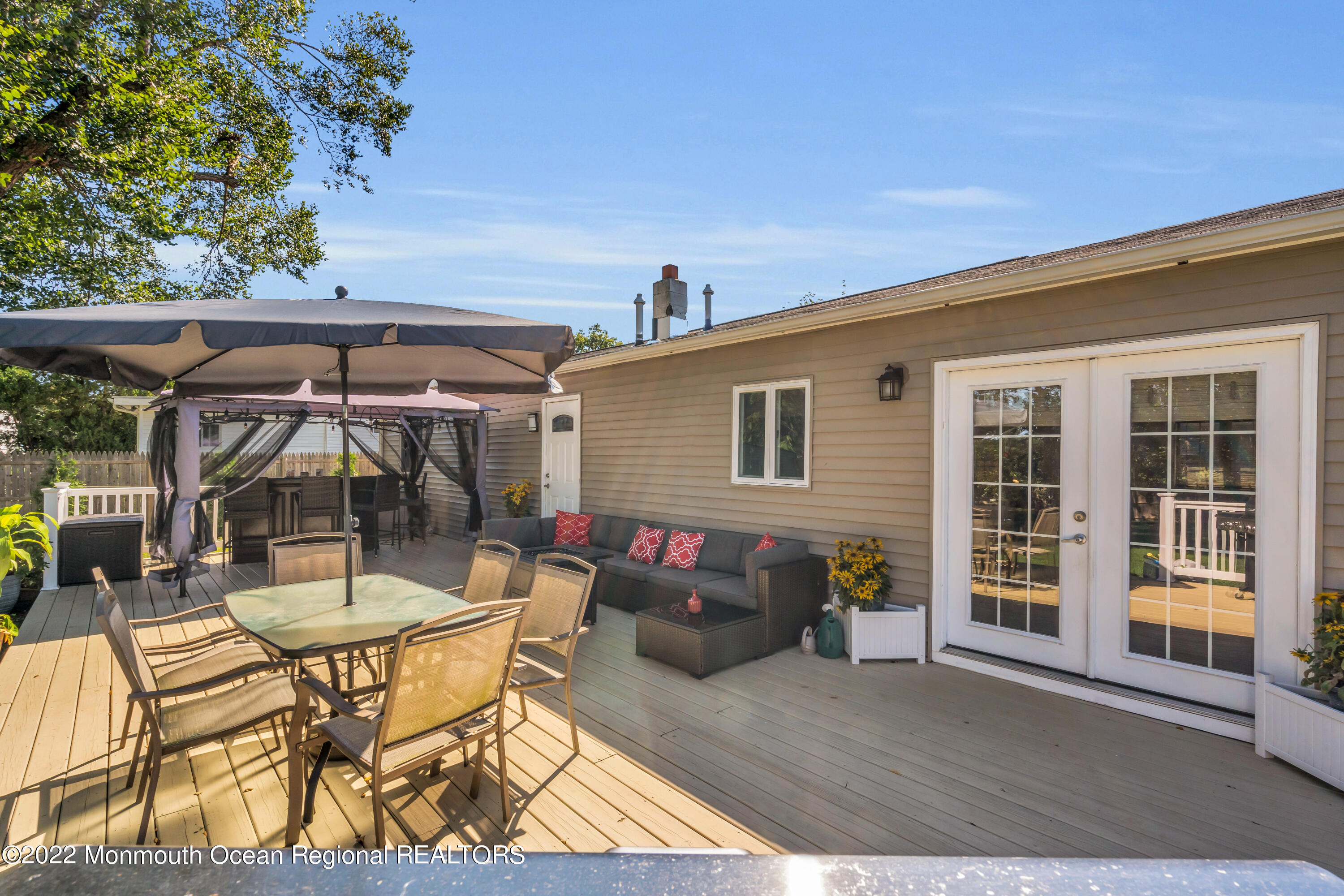19 Lark Lane Brick, NJ 08724 - Photo 26 of 72 a view of outdoor space yard deck patio and fire pit